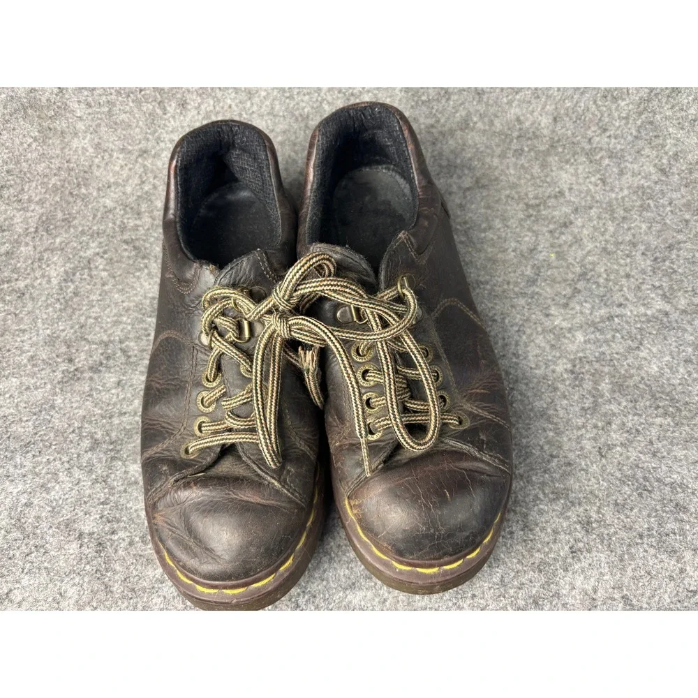 Dr. Martens 8312 Oxford Shoes Mens 7 Womens 8 Brown Leather Platform Lug Sole